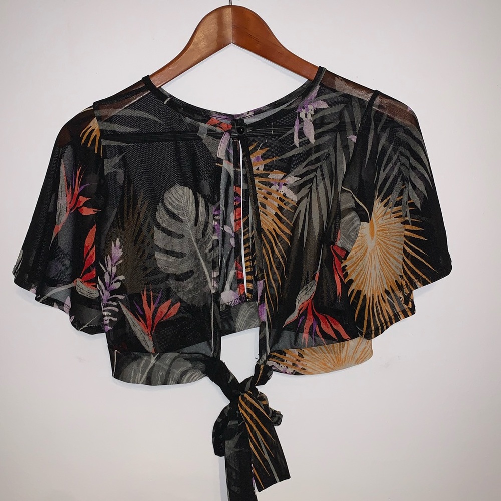 Sheer crop top